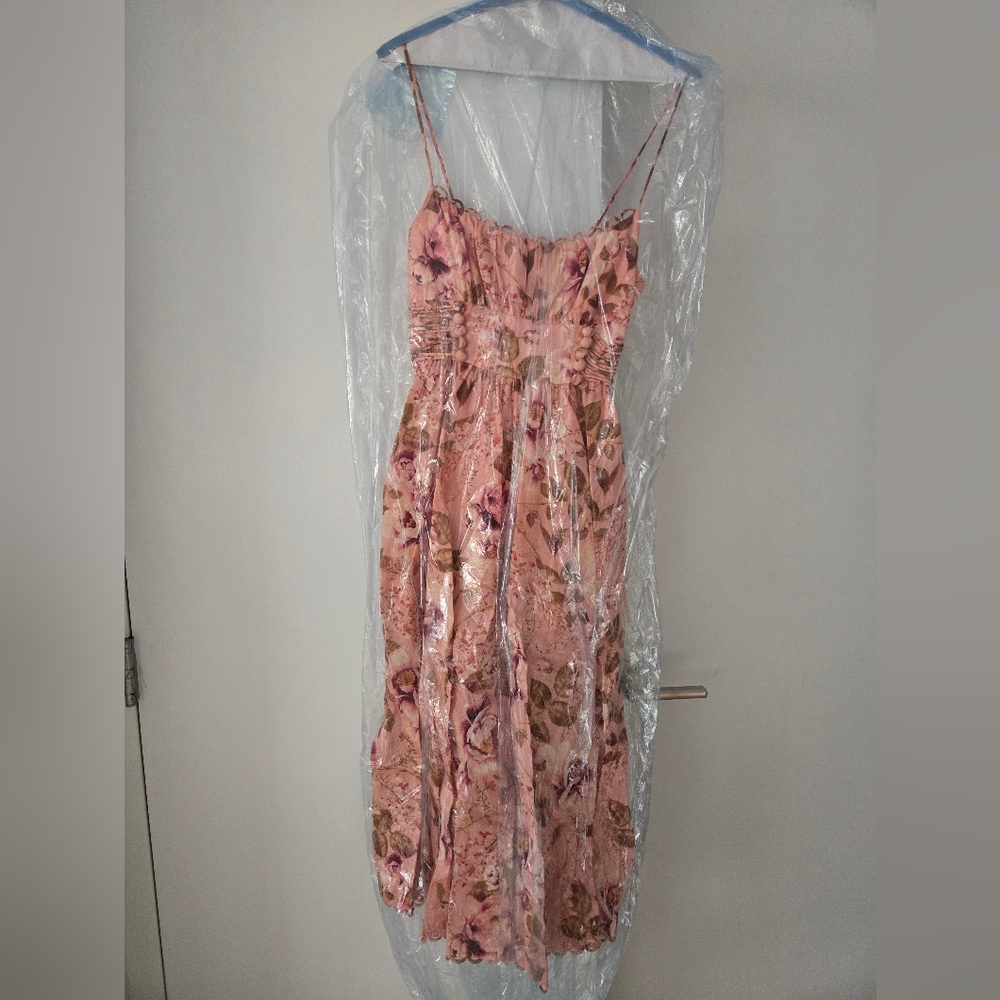 Zimmermann Rosa Linen Midi Dress - Size 0P (Exellent Condition / Worn Once) - Picture 6 of 6